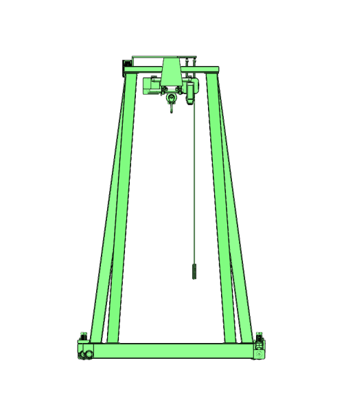门式起重机的结构设计与建模（SW+CAD+说明书）缩略图